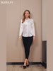 SilkSilky-UK Silk Long Sleeve Collar Women's Shirt video 001