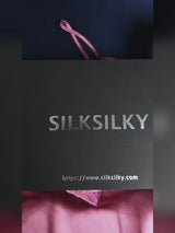 SilkSilky-UK Spaghetti Strap Sweetheart Neck Nightdress video 001