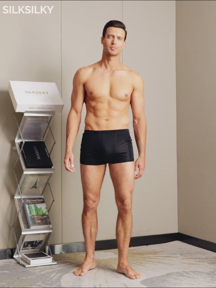 SilkSilky-UK Silk Knitted Mens Underwear video 001