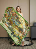 SilkSilky UK Pure Silk Scarf Multi 003