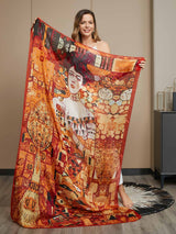 SilkSilky UK Pure Silk Scarf Multi 007