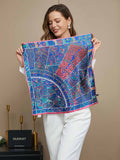 SilkSilky UK Pure Silk Scarf Multi 003