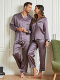 SilkSilky UK Pure Silk Long Sleeve Couple PurpleGray 002