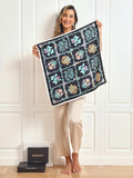 SilkSilky UK Pure Silk Scarf Black 003