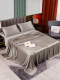 SilkSilky UK 25Momme Pure Silk Bedding Set Gray 002