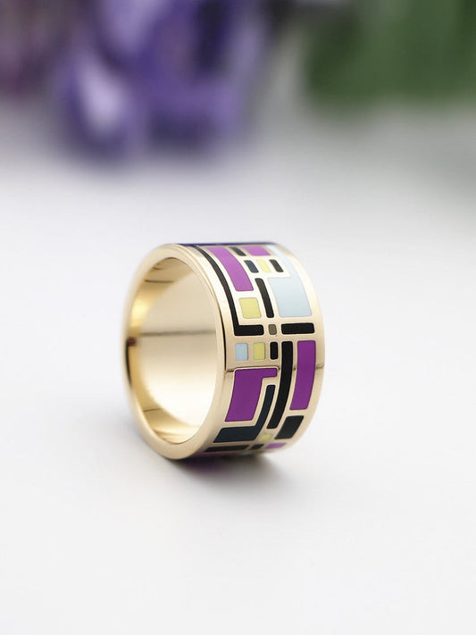 Color Enamel Scarf Buckle Accessorie