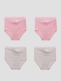 4Pcs Silk Knitted Lace Lingerie Boxer Briefs Panties (Bra NOT Included)