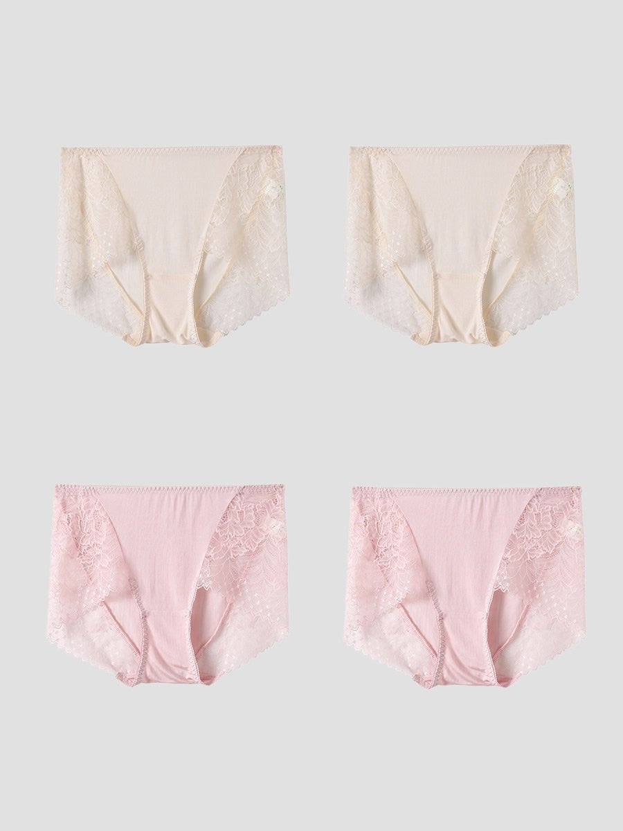 SilkSilky UK Silk Knitted Panty Pink 016