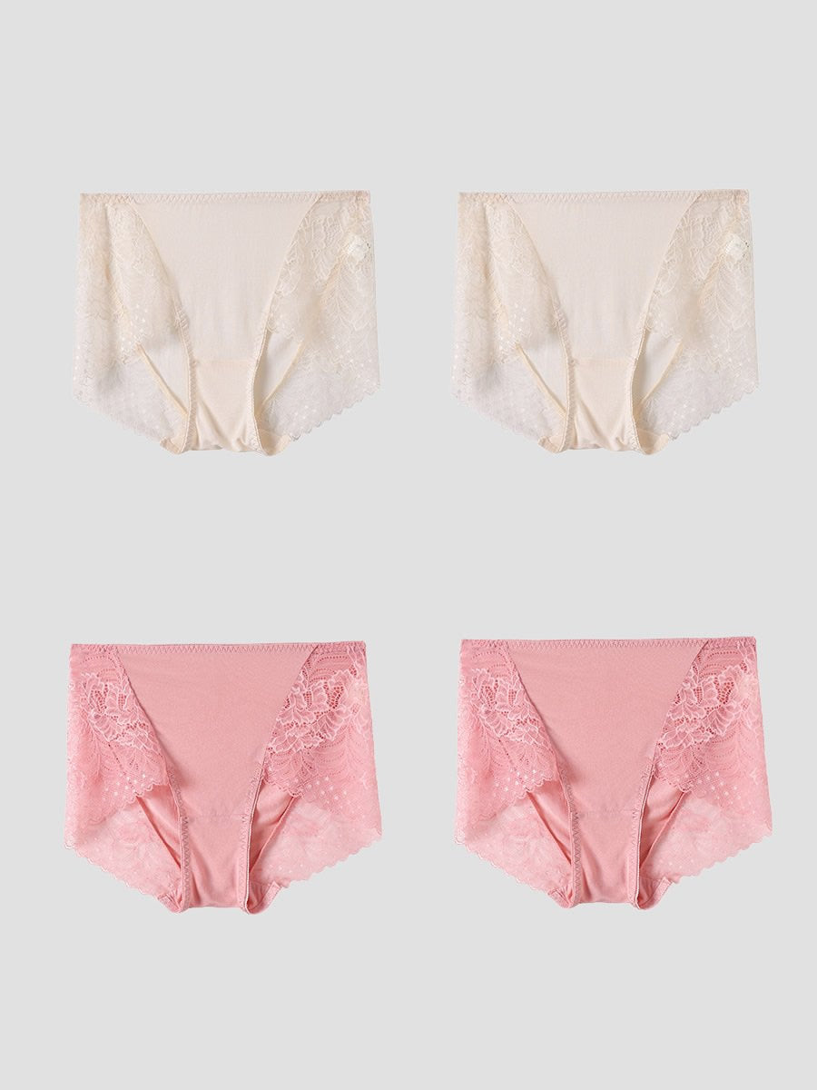 SilkSilky UK Silk Knitted Panty Pink 020