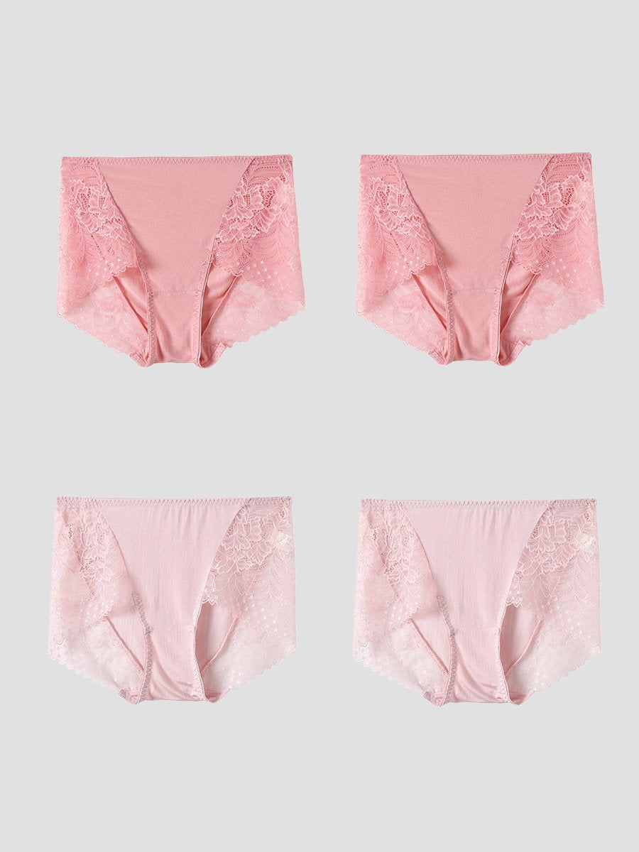 SilkSilky UK Silk Knitted Panty Pink 024