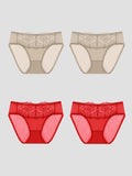 SilkSilky UK Silk Knitted Panty Red 008