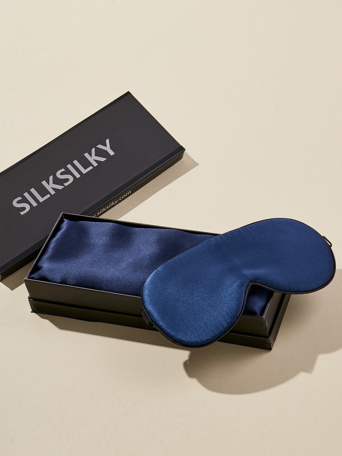 [Dark Blue] SilkSilky-UK 19Momme Pure Silk Pillowcase Set 001