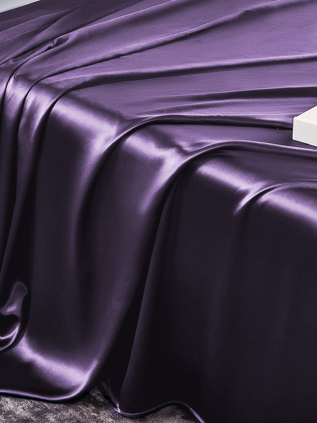 [Deep Purple] SilkSilky-UK 25Momme Pure Silk Bedding Set 005
