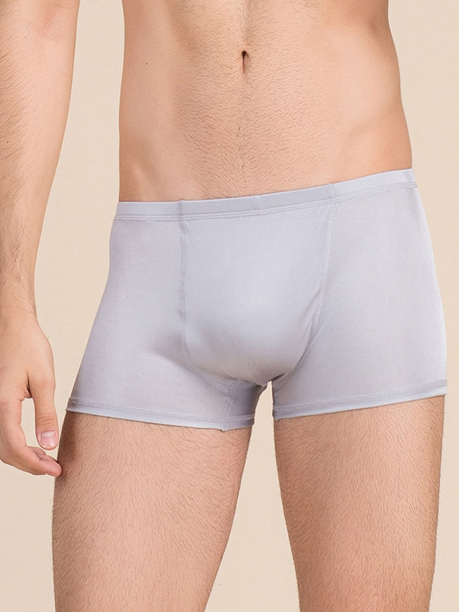 SilkSilky UK Silk Knitted Mens Underwear Gray 001