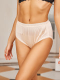 SilkSilky UK Silk Knitted Panty Ivory 003