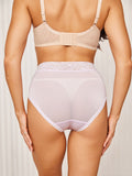 SilkSilky UK Silk Knitted Panty Lavender 004