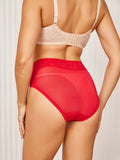 SilkSilky UK Silk Knitted Panty Red 004