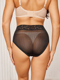 SilkSilky UK Silk Knitted Panty Black 004