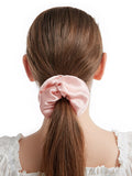 SilkSilky UK 19Momme Pure Silk Scrunchie Pink 003