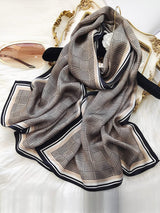[P027] SilkSilky-UK Pure Silk Scarf 005