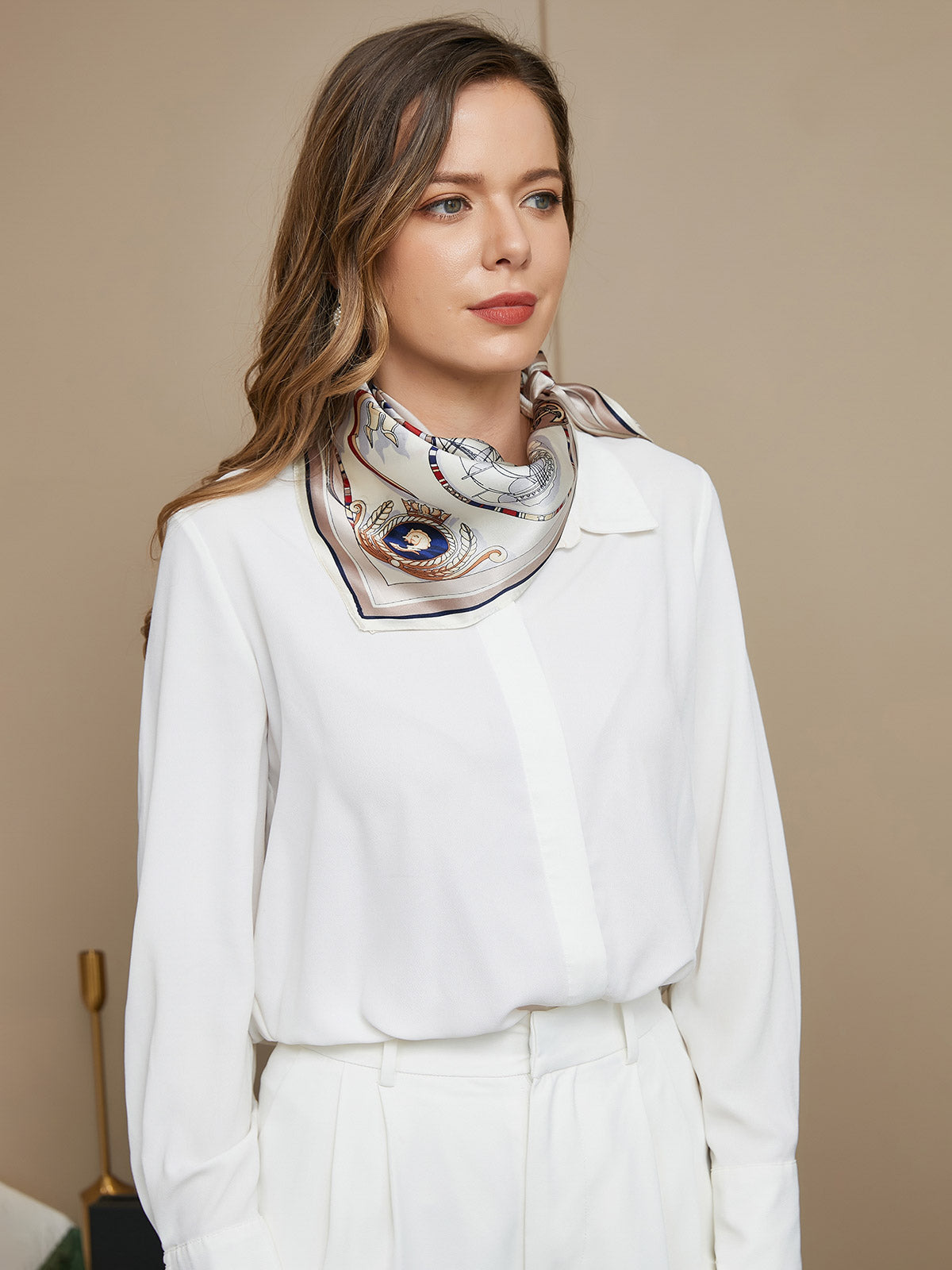 [P043] SilkSilky-UK Pure Silk Scarf 003