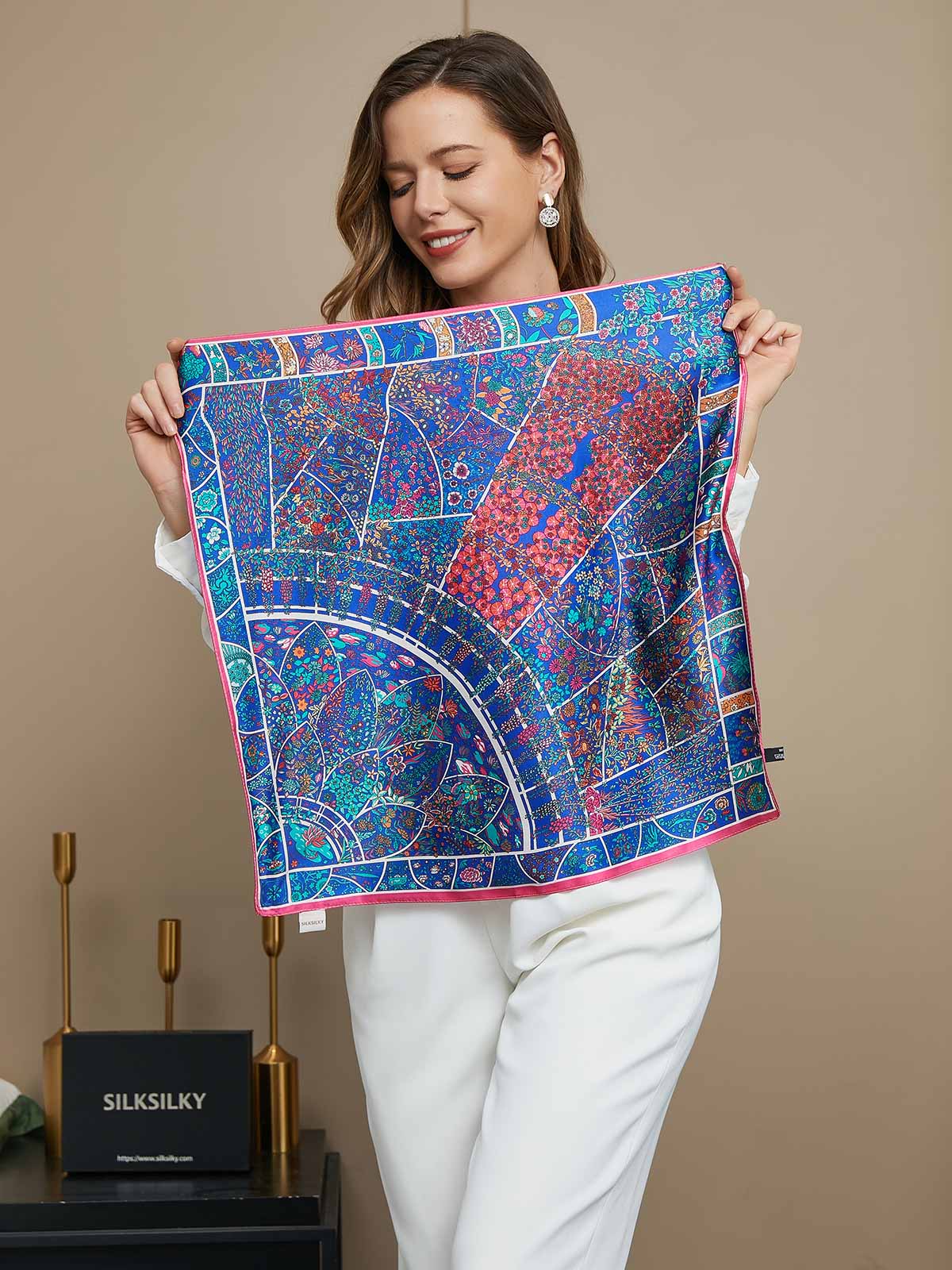 [P049] SilkSilky-UK Pure Silk Scarf 003