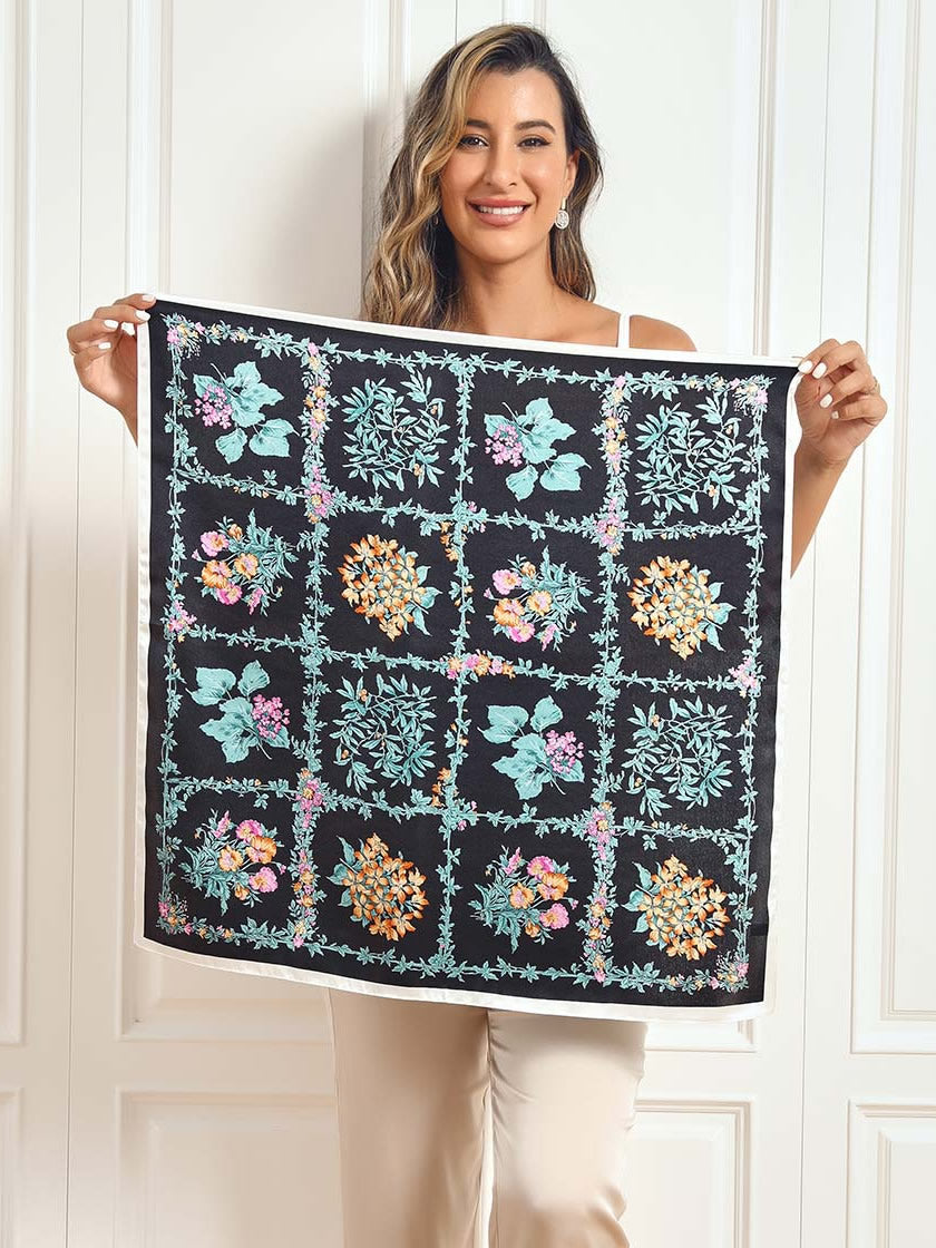[P051] SilkSilky-UK Pure Silk Scarf 001