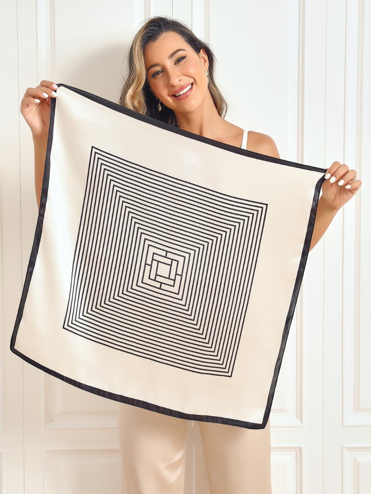 [P061] SilkSilky-UK Pure Silk Scarf 005