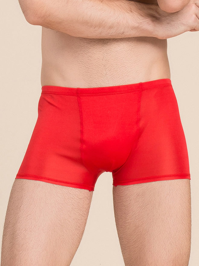 [Red] SilkSilky-UK Silk Knitted Mens Underwear 001