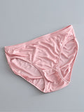 SilkSilky UK Silk Knitted Panty Pink 012