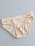 SilkSilky UK Silk Knitted Panty Tan 005