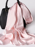 SilkSilky UK Pure Silk Scarf Pink 002