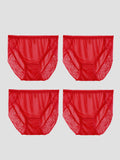 SilkSilky UK Silk Knitted Panty Red 004